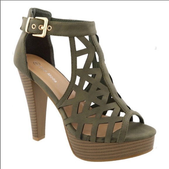 Women’s Hi-platform chuncky heels - Picture 3 of 6